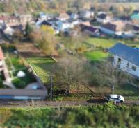 Aerial view of a residential plot on M.H. Chvotekova Street in Dolna Krupa.