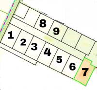 Land allocation plan for residential purposes on Bučuháza Street in Šamorín.