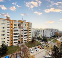 Apartment buildings on Jána Stanislava in Bratislava - Karlova Ves with parking spaces.