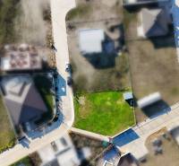 Aerial view of residential plots in Hrubá Borša.