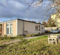 The building on Školská Street serving as commercial premises in Holíč.