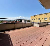 Terrace of a 3-room apartment on Thurzova Street, Košice - Old Town district.