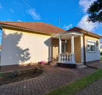 A family house on Bernolákova Street in Vráble with a brick roof and a garden.
