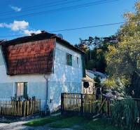 A family house in Brodzany with a wooden fence and a sloped roof, surrounded by greenery.