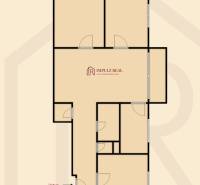 Floor plan of a 4-room apartment on SNP Avenue, showing the entrance and rooms.