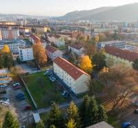 Aerial view of apartment buildings on Tarasa Shevchenka Street in Prešov.