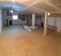 Attic space with a window in a family house, floor with wooden decor, exercise bike.