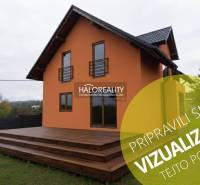 A family house in Sady nad Torysou with a terrace and a view of the countryside.