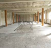 Spacious commercial spaces with windows and columns, unfinished floor, Tibava.