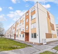 Apartment building on Zornička Street in Galanta with 2-room apartments and surrounding greenery.