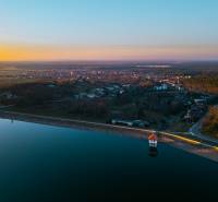 Sunset over Lozorno, Borovicova Street, capturing the natural beauty near residential plots.