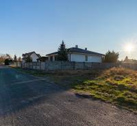 Sunny Street Borovicová in Lozorno, Residential plots with houses and greenery.