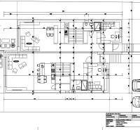 Floor plan of a family house from the category Land - living with four rooms.