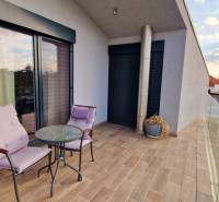 On Jánošíkova Street, there is a terrace of a family house with cozy seating.