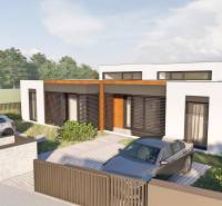 The family house on Medová Street in Lednické Rovne has a parking lot and a green garden.