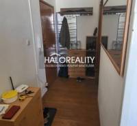 Entrance hallway in a one-room apartment with wood-patterned flooring, a mirror, and storage spaces.