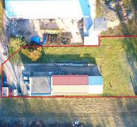 Production premises on Továrenská Street in Dubnica nad Váhom, bordered by a red line.