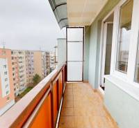 Balcony in a 4-room apartment on Považská Street in Nové Mesto nad Váhom.