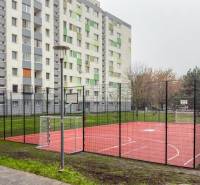 Sports field next to the apartment building on Poľnohospodárska Street, Bratislava - Vrakuňa.