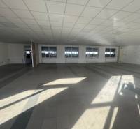 Spacious commercial spaces with light and windows, floor with wooden decor, white walls.