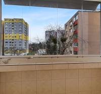 View from the balcony of a 4-room apartment on Hrobákova Street in Bratislava - Háje.