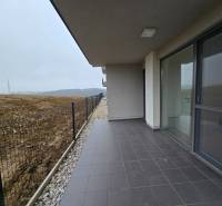 Terrace at a 3-room apartment on Nad suchým dubom Street in Trenčín.