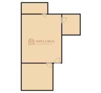 The floor plan of the Recreational Apartment consists of four rooms with doors and passages.