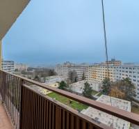 View from the balcony on Tokajícka Street, Košice - Dargovských hrdinov district.