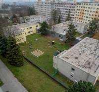 Kindergarten with a playground on Tokajícka Street in Košice - Dargovských hrdinov district.