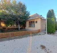 A family house in Kolárovo with a front garden, a tree, and a gravel yard.