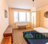 A room in a 4-room apartment with a window, carpet, and ceiling light.