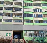 Panels of an insulated apartment building on Beňadická Street in Bratislava - Petržalka.
