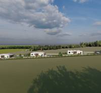 Family houses on residential plots in the town of Vranov nad Topľou, Lomnická Street.
