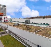 View from a 3-room apartment on Staré Grunty in Bratislava, Karlova Ves, with an inner courtyard.