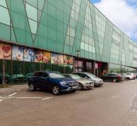 Parking lot near the glass building on Staré Grunty in Bratislava - Karlova Ves.