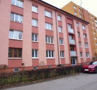 Apartment building on Marka Čulena Street in Prešov with parking and greenery.