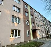 Apartment building on Gejzu Dusíka Street in Trnava, offering 3-room apartments.