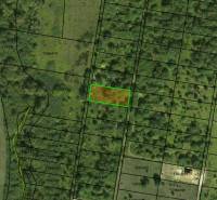 Aerial view of plots in Záhrady, Košice - Šaca district.