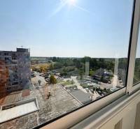 View from a 2-room apartment in Bratislava - Vajnory to the housing estate and greenery.