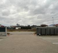 View of the entrance gate to Vladimír Predmerský in Trenčín, the surroundings of 3-room apartments.