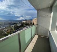The view from the balcony of a 3-room apartment on Fábryho in Košice, Dargovských Hrdinov district.