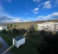 View of buildings and greenery in Košice on Fábryho, Dargovských hrdinov from a 3-room apartment.