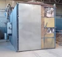 Interior of a warehouse with industrial equipment on site Warehouses and halls.