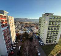 View of the apartment buildings and surroundings from a 3-room apartment on A. Dubček Street in Žiar nad Hronom.