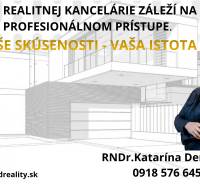 Professional approach in a real estate agency, contact details, and architectural design of the building.