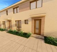 A modern apartment unit with exterior entrances on Litoměřická Street in Topoľčianky.