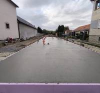 Foundations for a future 2-room apartment on Litoměřická Street in Topoľčianky.