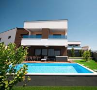 Villa in Novalja with a pool, garden, and terrace.