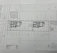Project of two houses on residential plots in Nováčany, showing the situation of the parcels.