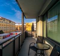 Balcony of a 2-room apartment on Strojárenská Street in Košice - Old Town district.